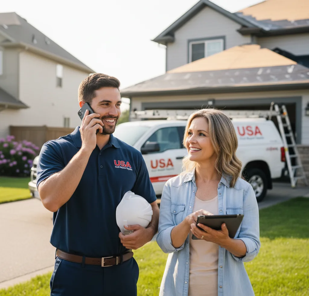 USA Roof Repair Experts customer support in Tinton Falls